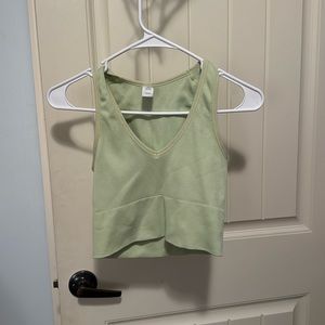 Cropped athletic top
